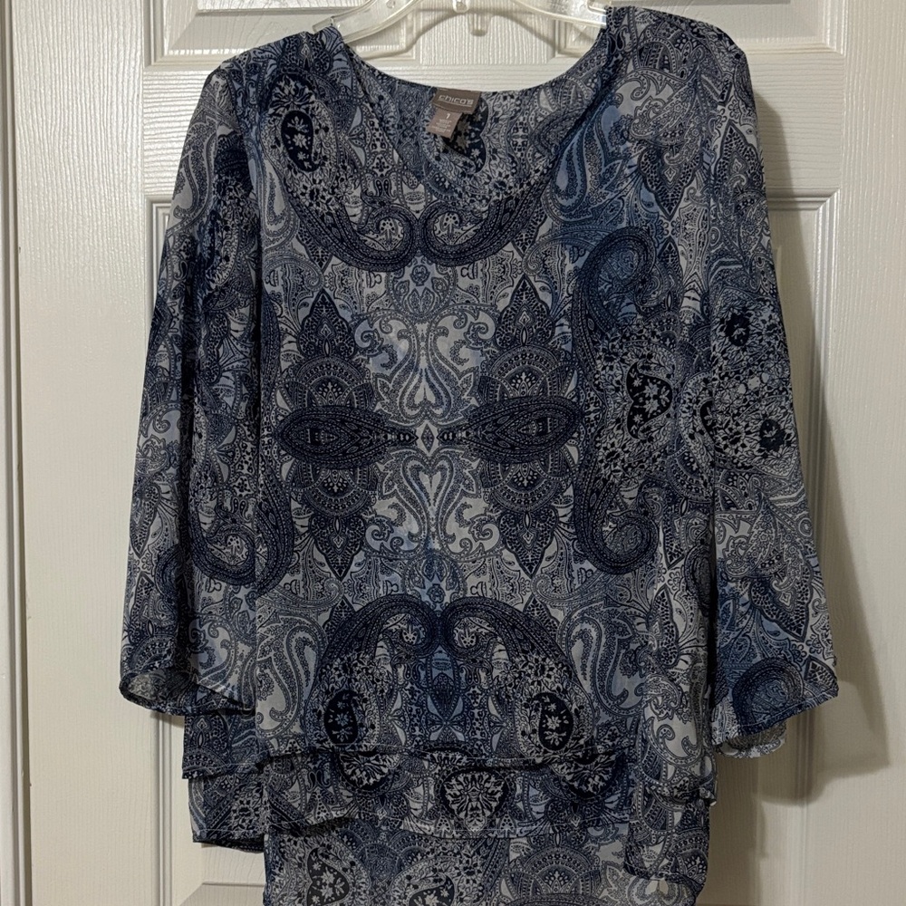 Paisley Print Women's Top